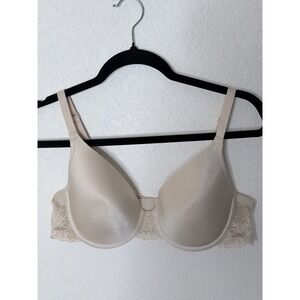Wacoal 853127‎ Contour T Shirt Bra 38C Lace Trim Molded Underwire